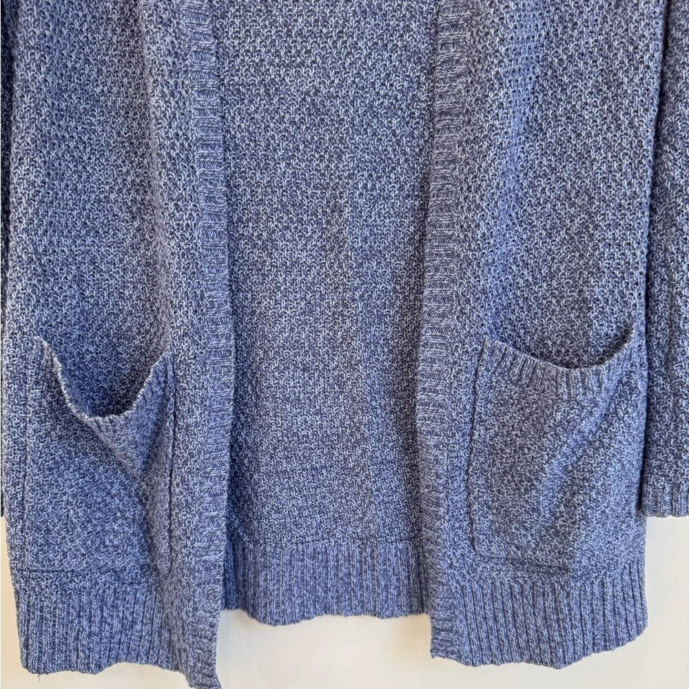 BDG Urban Outfitters Blue Open Front Knit Cardigan - Size Small - Picture 3 of 5